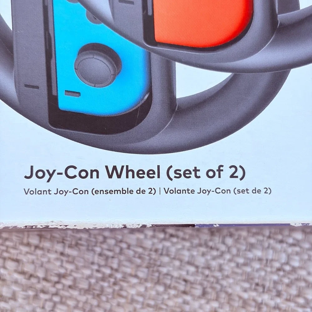 New in Box Nintendo Switch Joycon Wheel Set of 2 Gaming Accessories